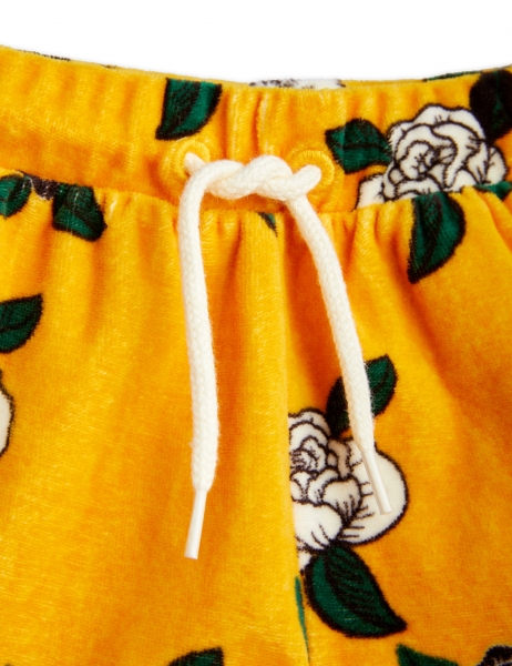MINI RODINI Shorts Roses - gelb